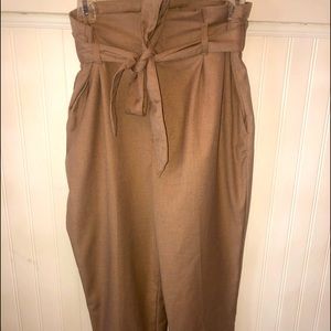 H&M Paper Bag High Waisted Pants Size 10
